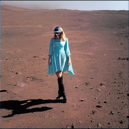 Image similar to Taylor Swift on Mars