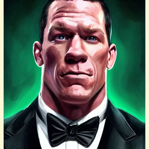 john cena wearing a tuxedo, portrait, highly detailed, | Stable ...