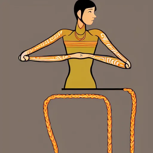 Image similar to illustration hanumanasana