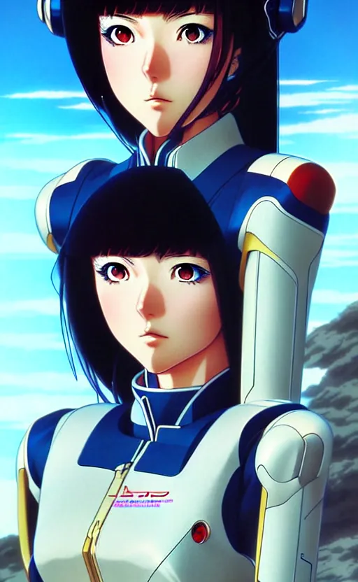 Prompt: An anime portrait of beautiful ASIAN FEMALE PILOT still from Robotech 1985 by Stanley Artgerm Lau ,WLOP , Ilya Kuvshinov , James Jean , Andrei Riabovitchev symmetrical