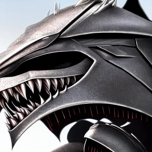 Prompt: close up detailed maw shot, headshot, of a cute stunning robot anthropomorphic female dragon, with sleek silver armor, a black OLED visor over the eyes, her detailed dragon maw open in front of the camera, camera looking down into the maw, about to consume the camera, on the beach at sunset, highly detailed digital art, furry art, anthro art, sci fi, warframe art, destiny art, high quality, 3D realistic, mawshot, Furaffinity, Deviantart