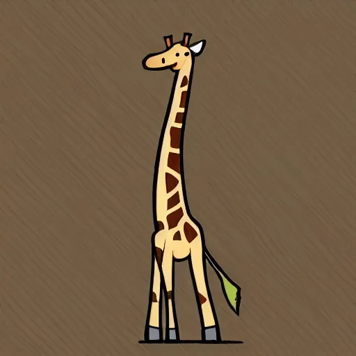 Image similar to giraffe army, holding guns and ammo, illustration, cartoon