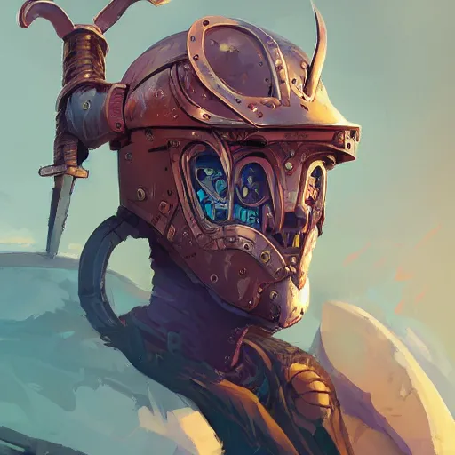 Image similar to cyberpunk viking helmet mask warrior goddess robot ninja fantasy, art gta 5 cover, official fanart behance hd artstation by jesper ejsing, by rhads, makoto shinkai and lois van baarle, ilya kuvshinov, ossdraws