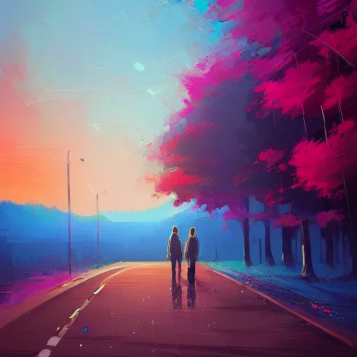 Prompt: beautiful artwork by alena aenami, trending on artstation 8k hq