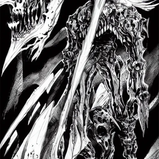 Image similar to doom, undead, tsutomu nihei art