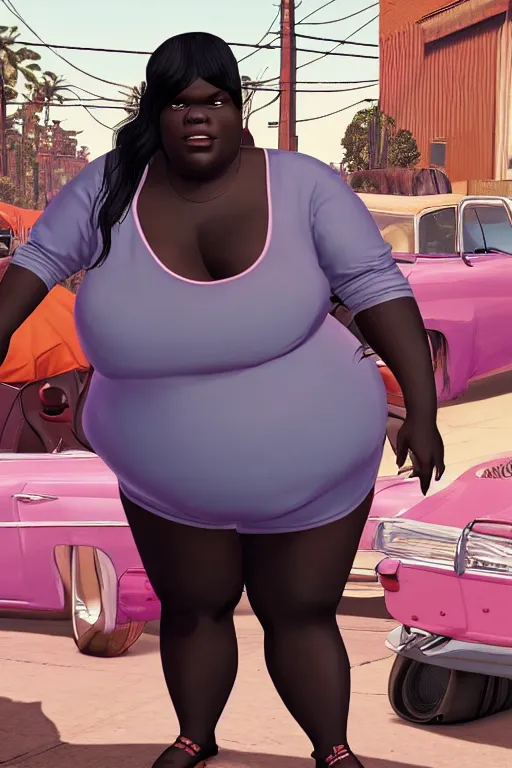 Image similar to gabourey sidibe gta 5 loading screen