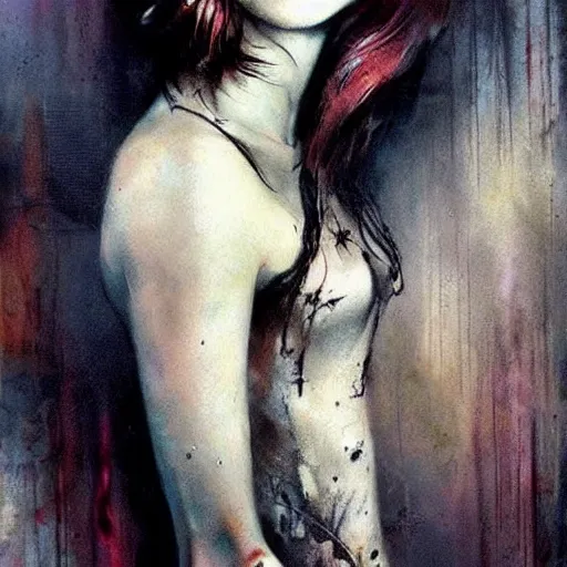 Prompt: art by christopher shy as tatoo