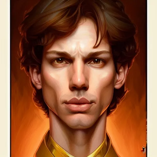 Prompt: symmetry!! intense portrait of garfield, intricate, elegant, highly detailed, my rendition, digital painting, artstation, concept art, smooth, sharp focus, illustration, art by artgerm and greg rutkowski and alphonse mucha