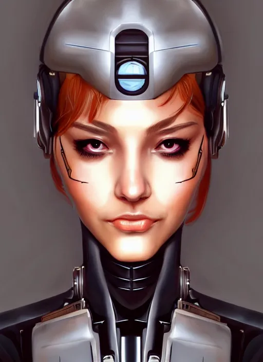 Image similar to portrait of a cyborg woman who turns her head to the right!! (((((left))))) (((((up))))) (((((down))))) by Artgerm,eyes closed , biomechanical, hyper detailled, trending on artstation