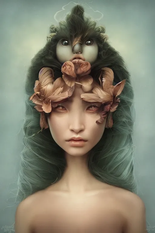 Prompt: a portrait of a character in a scenic environment by Natalie Shau and Naoto Hattori,trending on artstation, artstationHD, artstationHQ, unreal engine, 4k, 8k