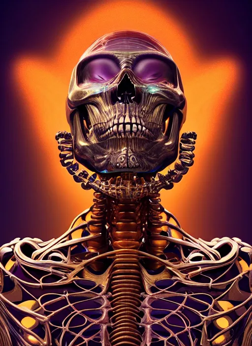 Image similar to polished lush galactic ornate edm skeleton : : weta disney pixar movie still photo : : hi - fructose, sci fi, decadent highly - detailed digital painting, golden ratio, octane render, artstation, smooth, sharp focus, artgerm mucha, loish, wlop : :