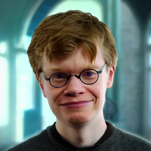 Image similar to Hank Green as Harry Potter