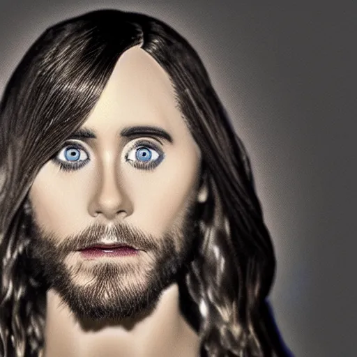 Image similar to jared leto made of legos