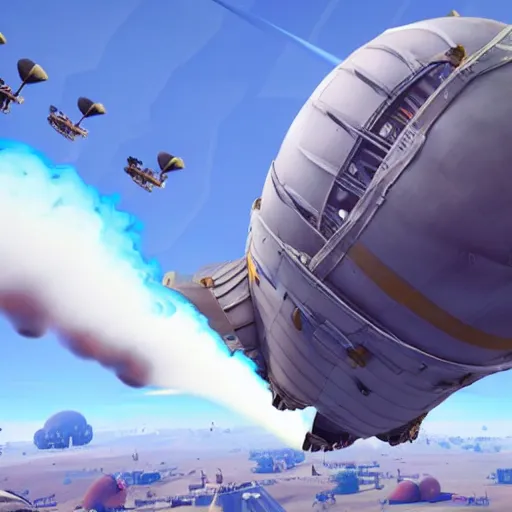 Image similar to hindenburg disaster in fortnite