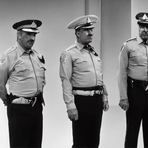 Image similar to a police lineup showing six different version ms of sean connery on a bad day