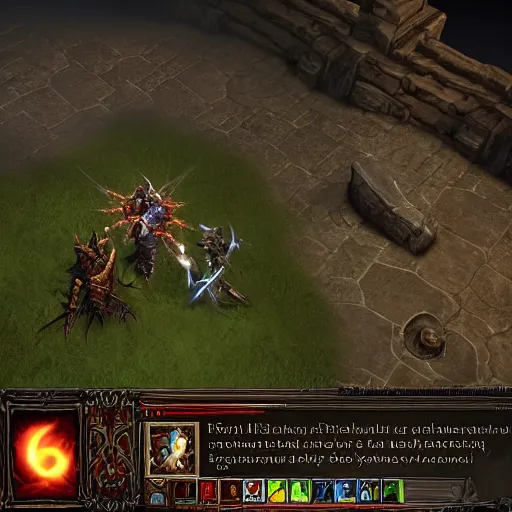 Prompt: screenshot from diablo 3