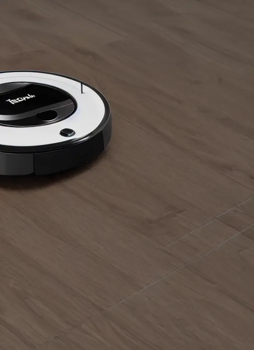 Image similar to A Roomba with a four robot spider legs, 3D Product, professional render, studio quality, octane render