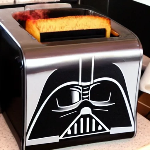 Image similar to Darth Vader toaster!