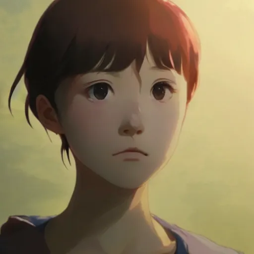 Prompt: ji eun iu with astonished expression by greg rutkowski, makoto shinkai, takashi takeuchi, studio ghibli, akihiko yoshida, rule of thirds, seductive look, beautiful