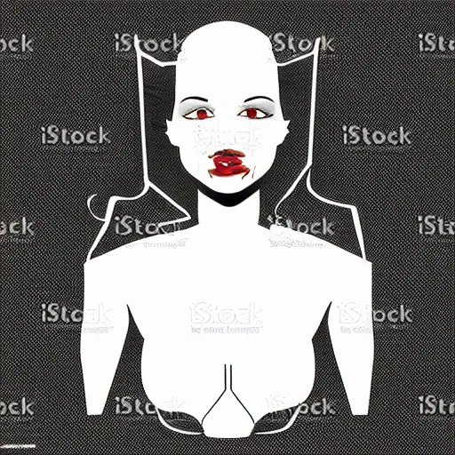 Prompt: vector art woman