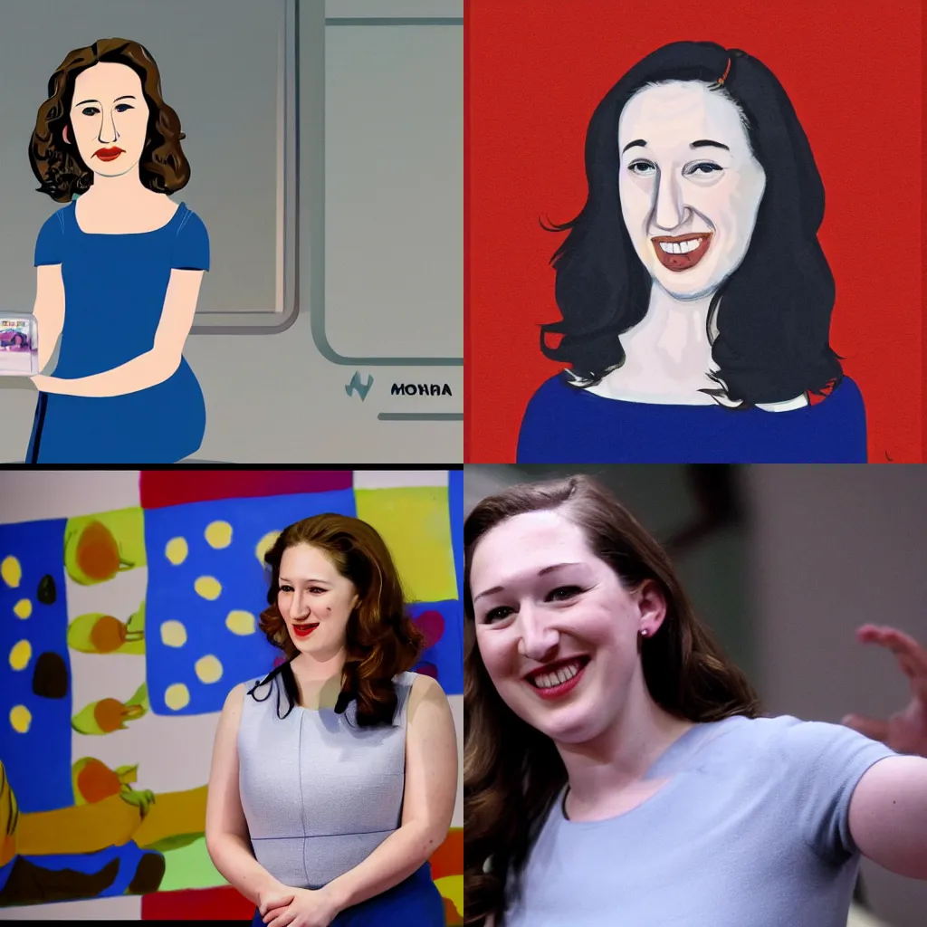 Prompt: Mona Zuckerberg