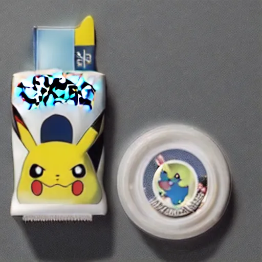 Image similar to a pokemon themed toothpaste