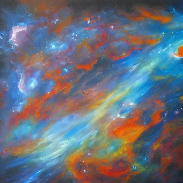 Image similar to astral dimension, oil painting