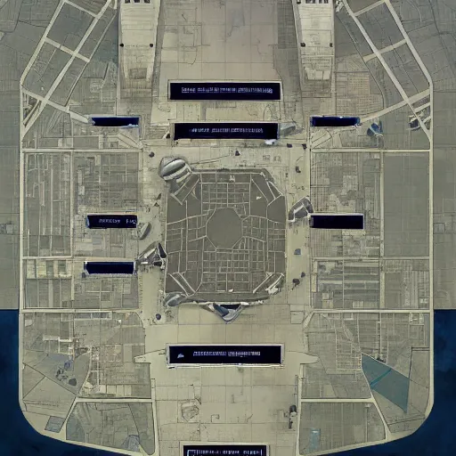 Prompt: a battle map of the pentagon by Greg Rutkowski by James Gurney