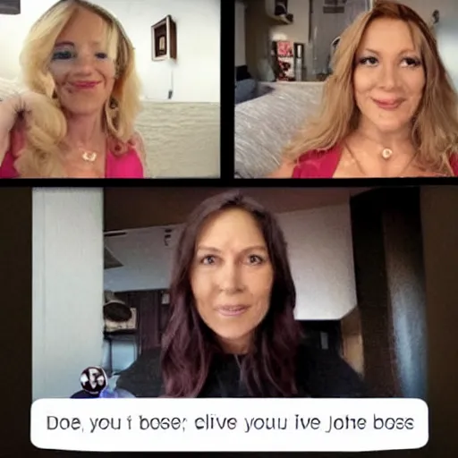 Prompt: a cult leader sends a facebook message inviting you to become a boss babe in her down line, go live, in the instagram style, MLM, not a cult, not a pyramid scheme, cringe,