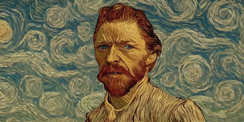 Prompt: James McAvoy as Vincent van Gogh in 'Almost Dry: Painting History' (2022), movie still frame
