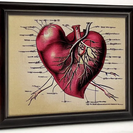 Image similar to Anatomical diagram of a heart by Leonardo Da Vinci