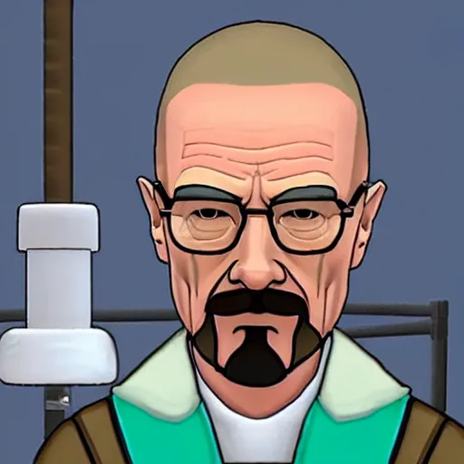 Prompt: Walter white in squid game