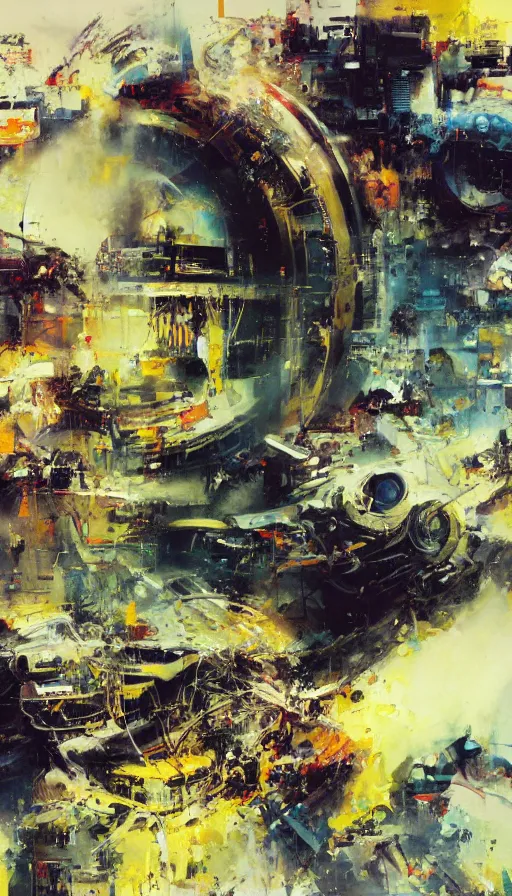 Image similar to The end of an organism, by John Berkey