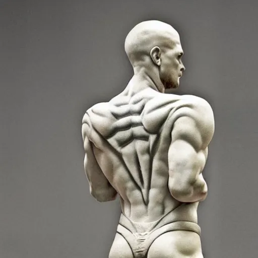 Prompt: Roman sculpture of Spiderman