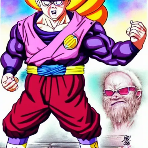 tmnt ) krang as a character from dragonball z, Stable Diffusion