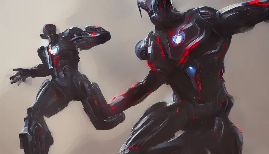 Prompt: ultron, jama jurabaev, greig fraser, roger deakins, shaddy safadi, feng shu, neil blevins, trending on artstation, high quality, brush stroke