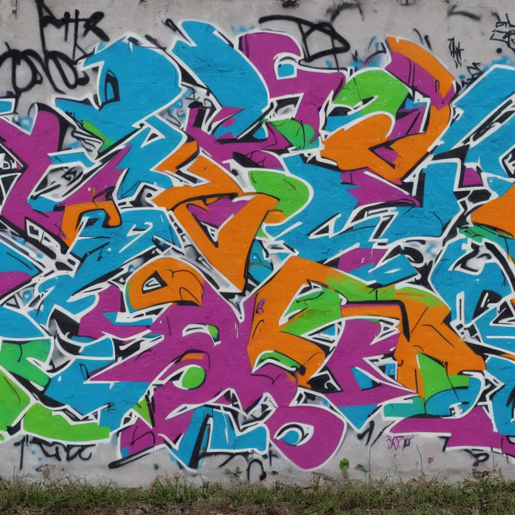 Prompt: graffiti of the word zioclo