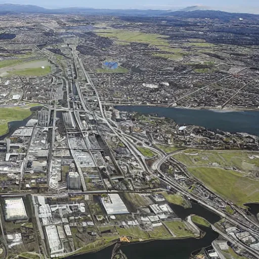 Image similar to christchurch city 5 0 years into the future