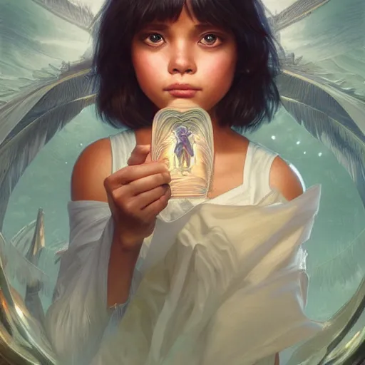 Prompt: ultra realistic illustration, dora the explorer, intricate, elegant, highly detailed, digital painting, artstation, concept art, smooth, sharp focus, illustration, art by artgerm and greg rutkowski and alphonse mucha