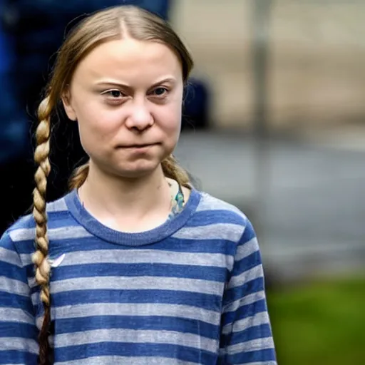 Prompt: greta thunberg is a burger