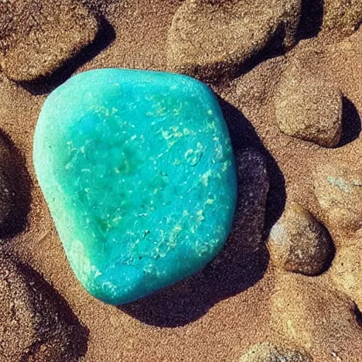 Image similar to a beautiful rock on the beach