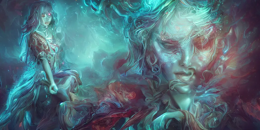 Image similar to dreamscape, female, ross tran, vivid colors, anatomical, highly detailed sculpture, intricate detailed, ommatidia, 8 k, cinematic atmosphere, post - processing