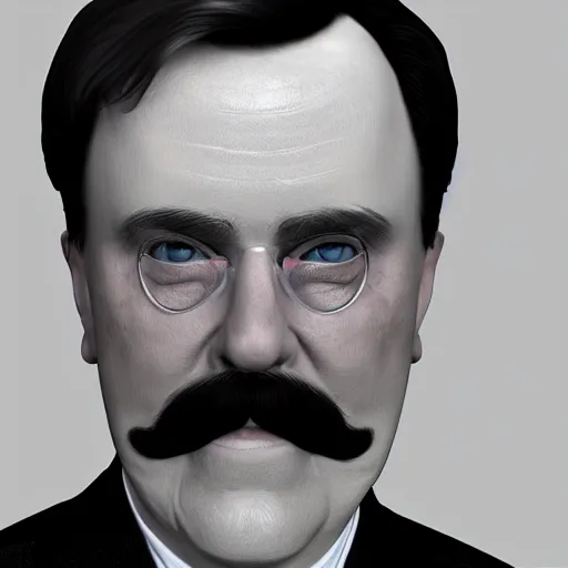 Prompt: ultra high detail unreal engine render of friedrich nietzsche, face looks too real