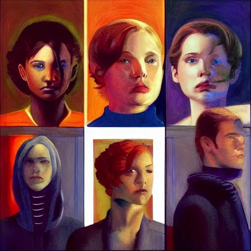 Image similar to The Hunger Games and Divergent by Raphael, Hopper, and Rene Magritte. detailed, romantic, enchanting, trending on artstation.