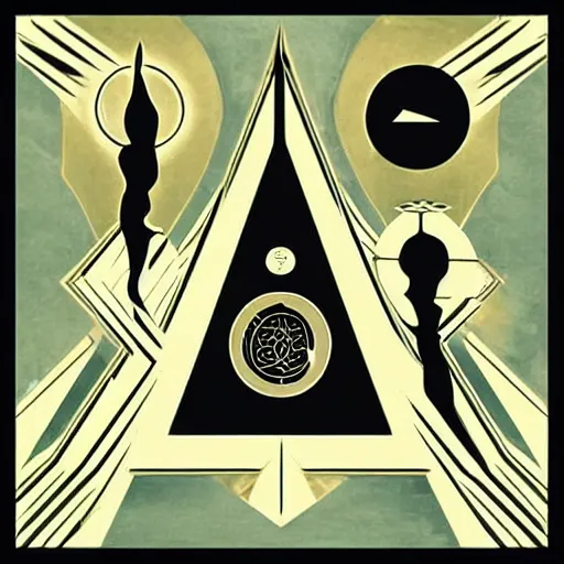 Image similar to “ allomancy symbols from mistborn in art deco style ”