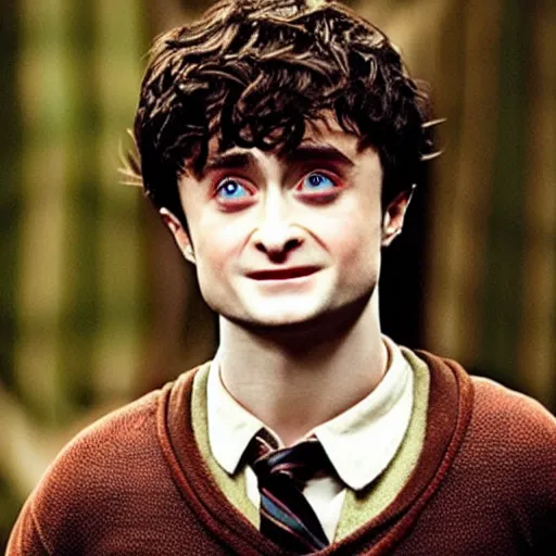 Image similar to Daniel Radcliffe as Frodo