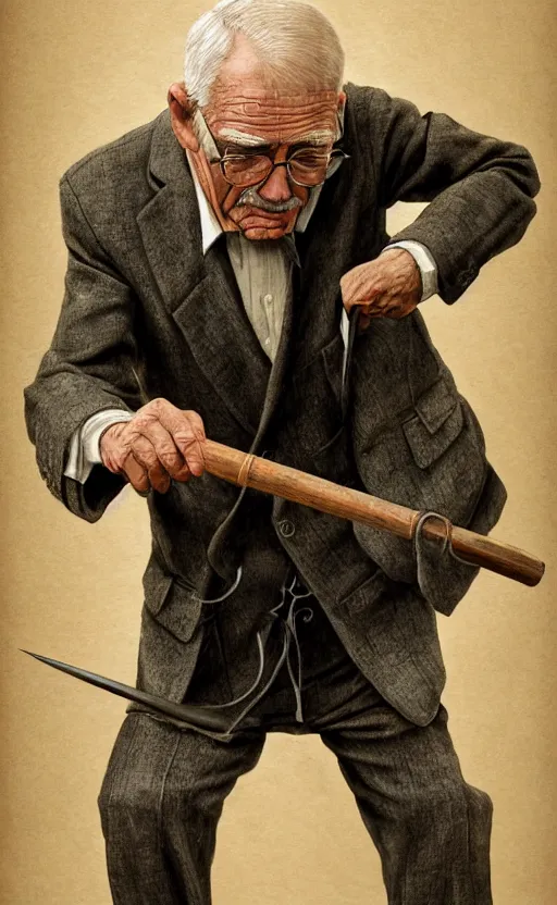 Image similar to old man doing hard work, do what we can, then leave it to god, d & d, non - fiction, intricate, elegant, highly detailed, digital painting, 8 k uhd, discipline object position, dynamic form, unbroken image,, concept art, intricate, sharp focus, illustration, art by robin eley, paul lung, samuel silva