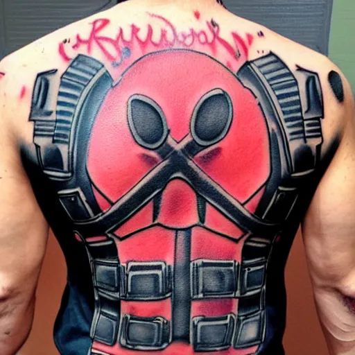 Deadpool tattoo by Peter Hlavacka | Post 27563