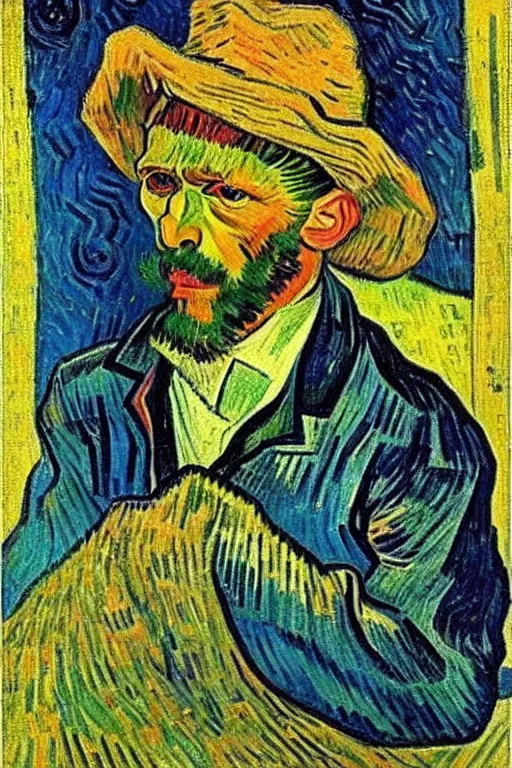 Prompt: you understand that in these last few days everything, everything passed through my mind, and i was absorbed in this sad story. theo, painting by vincent van gogh, paul gauguin