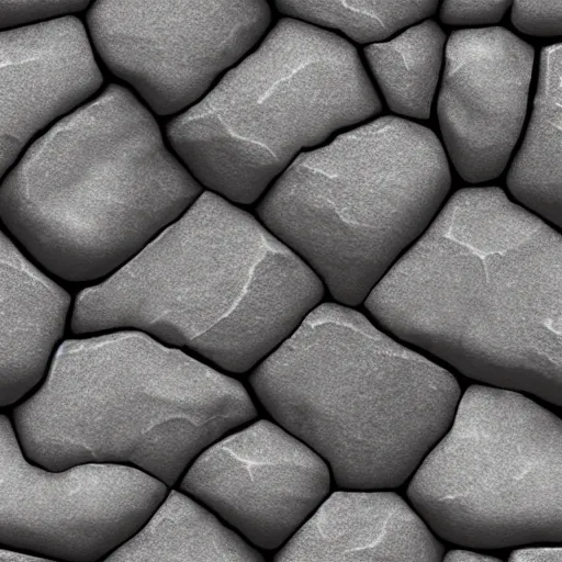 Image similar to Seamless realistic pbr tileable rock surface texture displacement map png, grayscale, substance designer height map